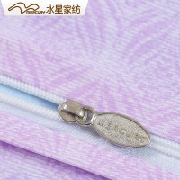 水星(MERCURY)家纺 全棉纯棉三四件套 玲珑花语 被套床单清新床品