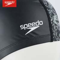 speedo泳帽 高弹PU图层长发护耳专业成码宽松男女通用