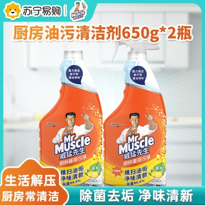 威猛先生厨房重油污（柠檬）双包