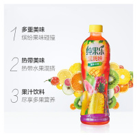 百事可乐 纯果乐 果缤纷 热带美味500ml*15瓶(整箱15瓶)