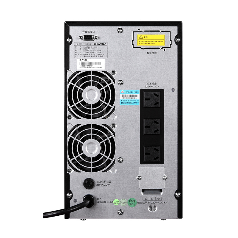 山特(SANTAK)UPS不间断电源C3KS在线式3000VA/2400W主机+山特电池 长延时1小时