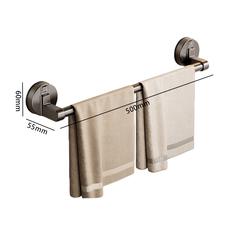 豫汉迎吸盘毛巾架 吸盘毛巾架500*55*60mm个