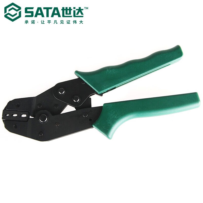 世达(SATA)压接钳电工7.5英寸精密绝缘端子压接钳7.5“ 91114