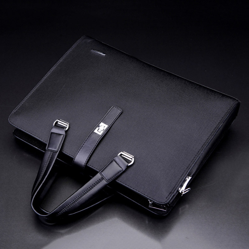 SCP SCP-6010 手提皮质搭扣内胆电脑包 39*30*7cm (单位:个)