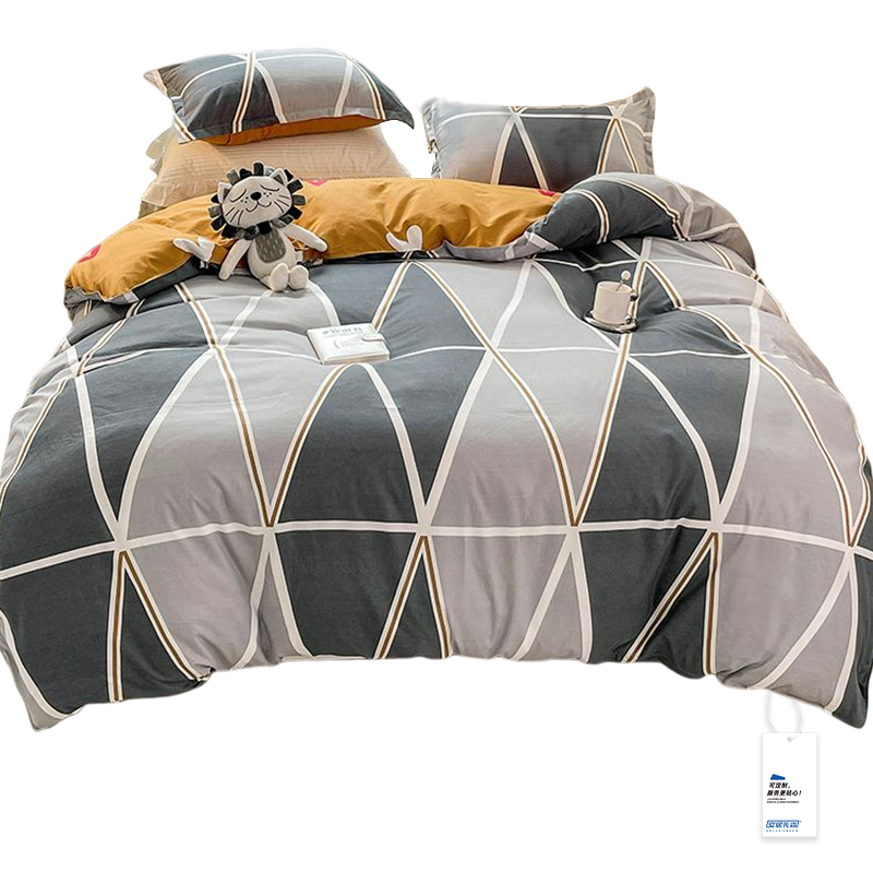 安居先森加厚生态棉臻品美肌单人床三件套床品D1241（套）高清大图