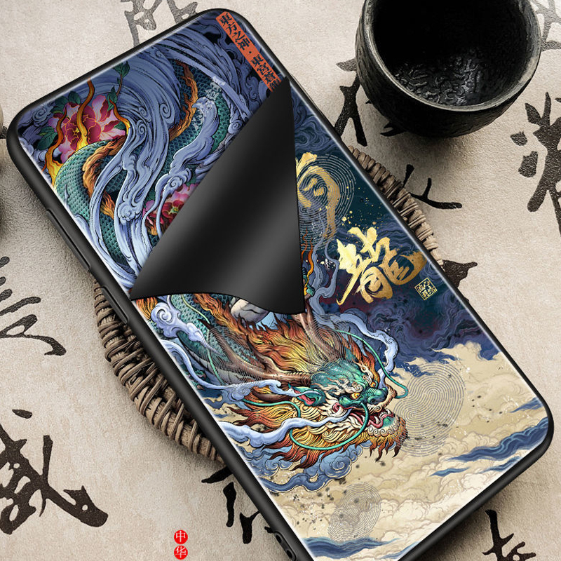 魅爱琳 华为Mate40手机壳 mate30 pro保护套外壳 国潮四象神兽 全包轻薄防摔软套 卡通彩绘国风时尚