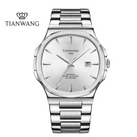 天王表(TIANWANG)手表 简约时尚石英表钢带防水男士手表新品商务风男表31204