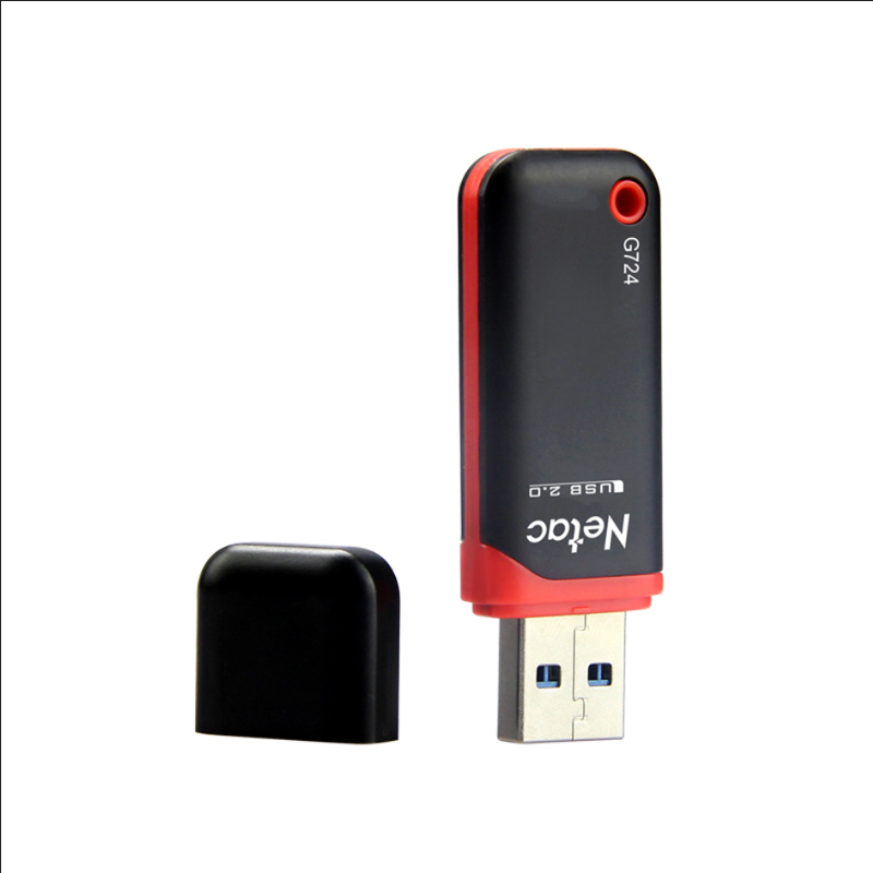 朗科(Netac) U盘 G724 32G USB2.0 红黑色高清大图