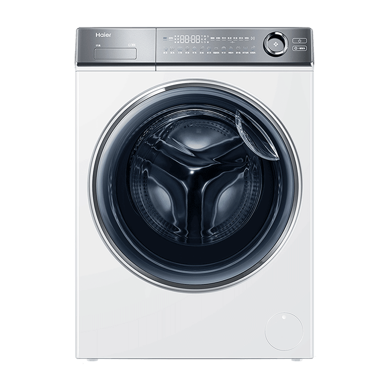 海尔(Haier)云溪冠军版376白洗烘套装 10KG滚筒洗衣机+双擎热泵烘干机 超薄全嵌 376W+376W图片