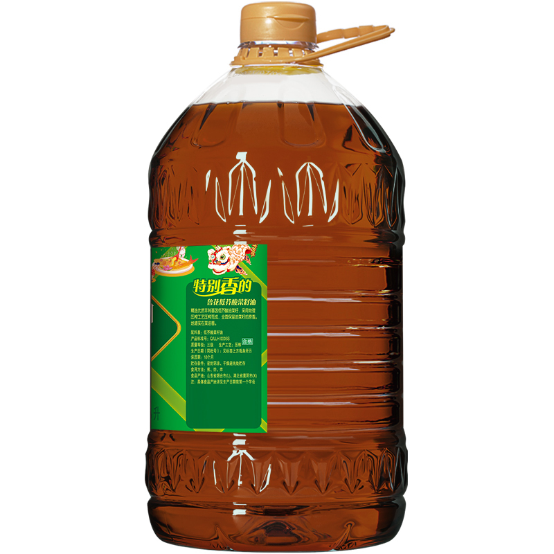 鲁花低芥酸浓香菜籽油(香飘万家系列)5L