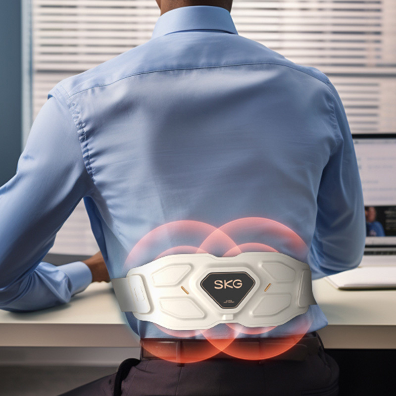 SKG腰部按摩器脉冲推揉金腰带暖腹护腰椎G7系列1代豪华(颜色随机)高清大图