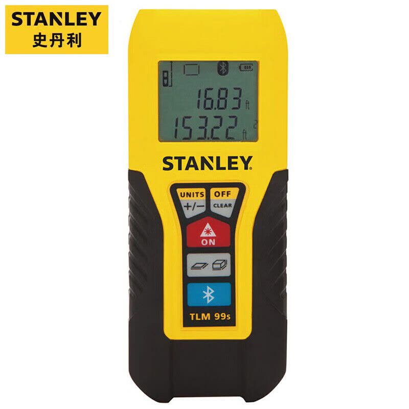 史丹利STHT77343-23激光测距仪蓝牙版30m手持智能电子尺测量仪图片