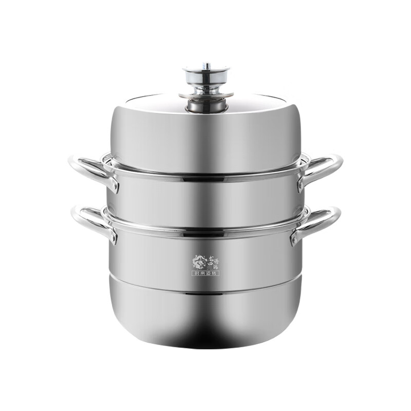 火象龙腾四海时来运转三层蒸锅30cm高清大图