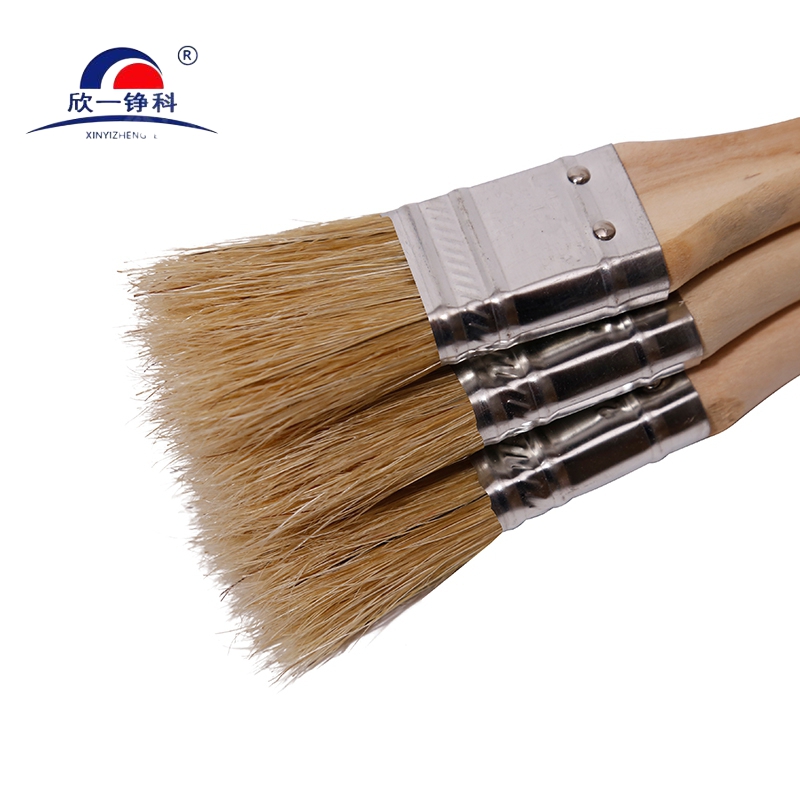 欣一铮科 扁油刷 25mm 猪鬃 把高清大图