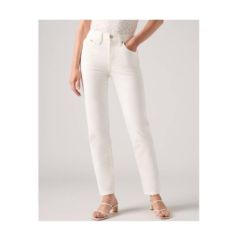 Levi’s女士高腰直筒牛仔裤时尚舒适五口袋设计休闲百搭