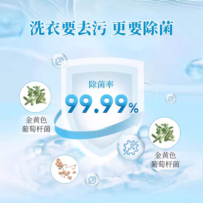 威立世Wallesh 活氧焕彩洗衣粉2.98kg(单位:袋)高清大图