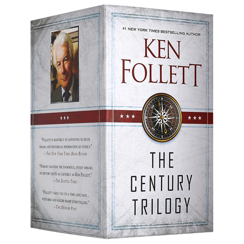 [正版]英文原版 The Century Trilogy 世纪三部曲套装 肯福莱特 巨人的陨落 世界的凛冬 永恒的边缘