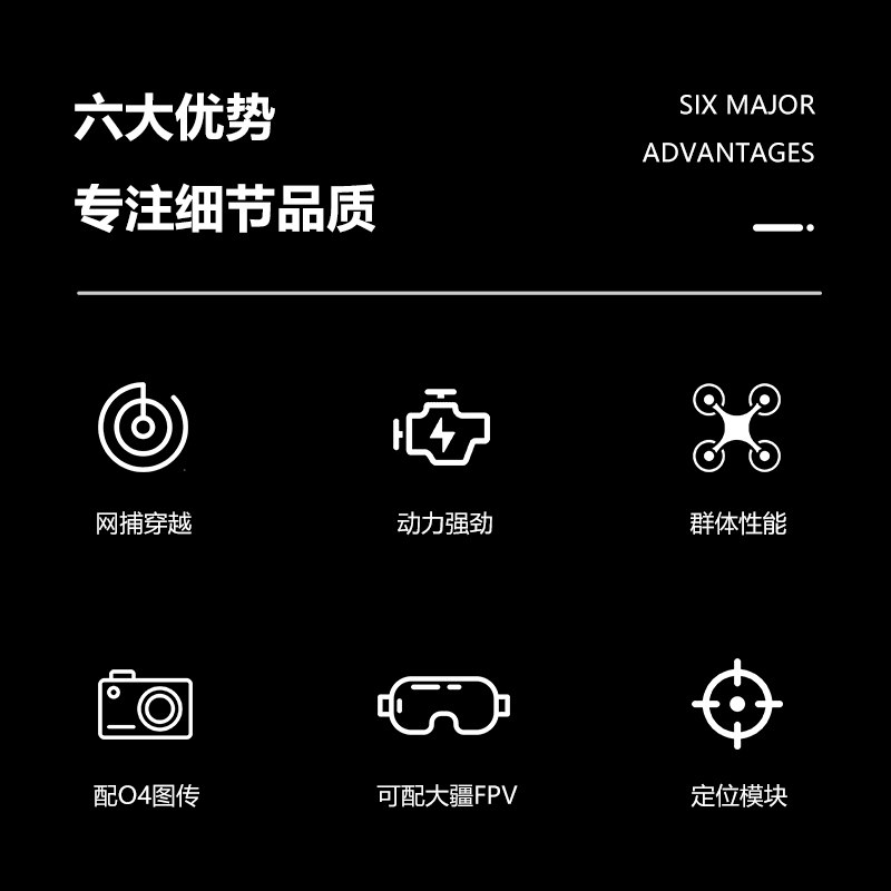 疆明航空 HZ-W41 网捕穿越机 智能无人机网捕功能适配性强高清大图