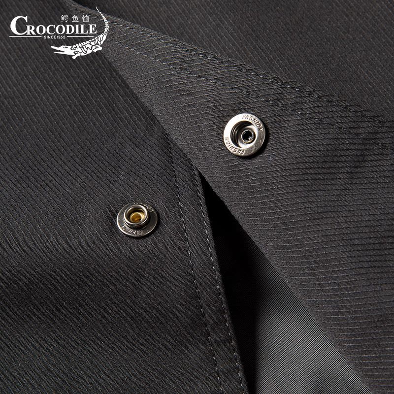 鳄鱼恤CROCODILE 中青年男士商务简约休闲外套夹克图片