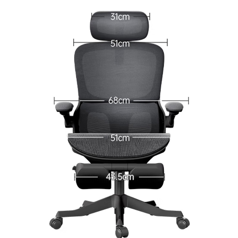 安立洁康 办公椅餐椅人体工学椅会议椅高清大图