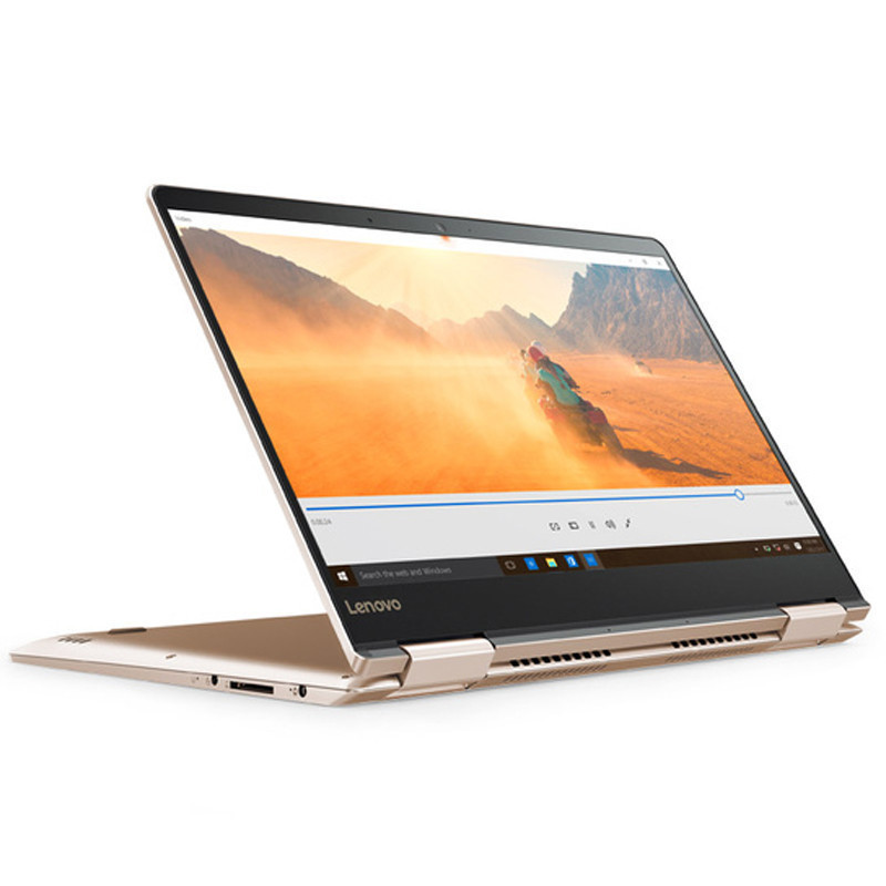 联想(lenovo)YOGA710-14 14英寸超轻薄触控超级本电脑I5-7200U 4G 256G 2G独显 金色