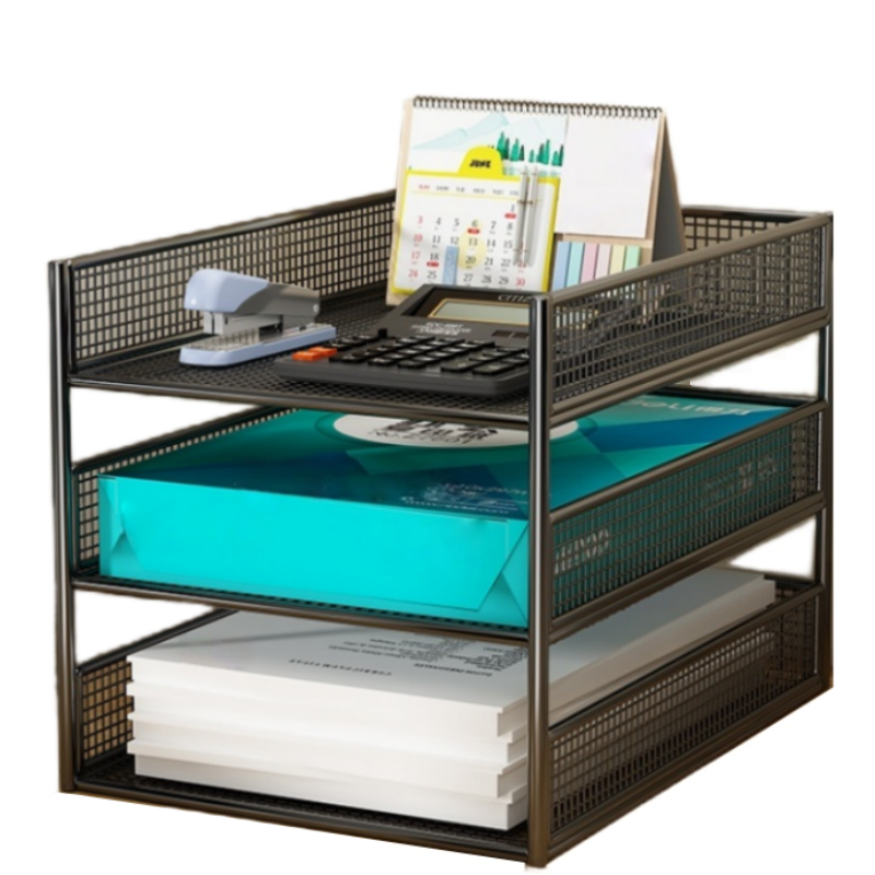 铭思达文件架竖款三层个高清大图