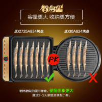 苏泊尔(SUPOR)电饼铛煎烤机JD2725A834-130 智能火红点 微电脑式烤饼机 不粘涂层上下盘单独加热