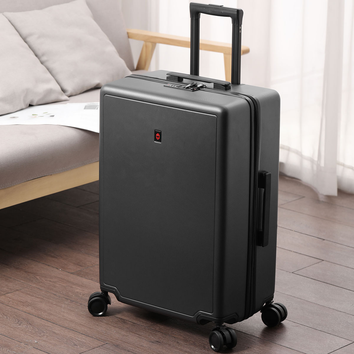 行李箱男轻音万向轮拉杆箱女学生登机箱密码箱旅行箱24寸托运箱