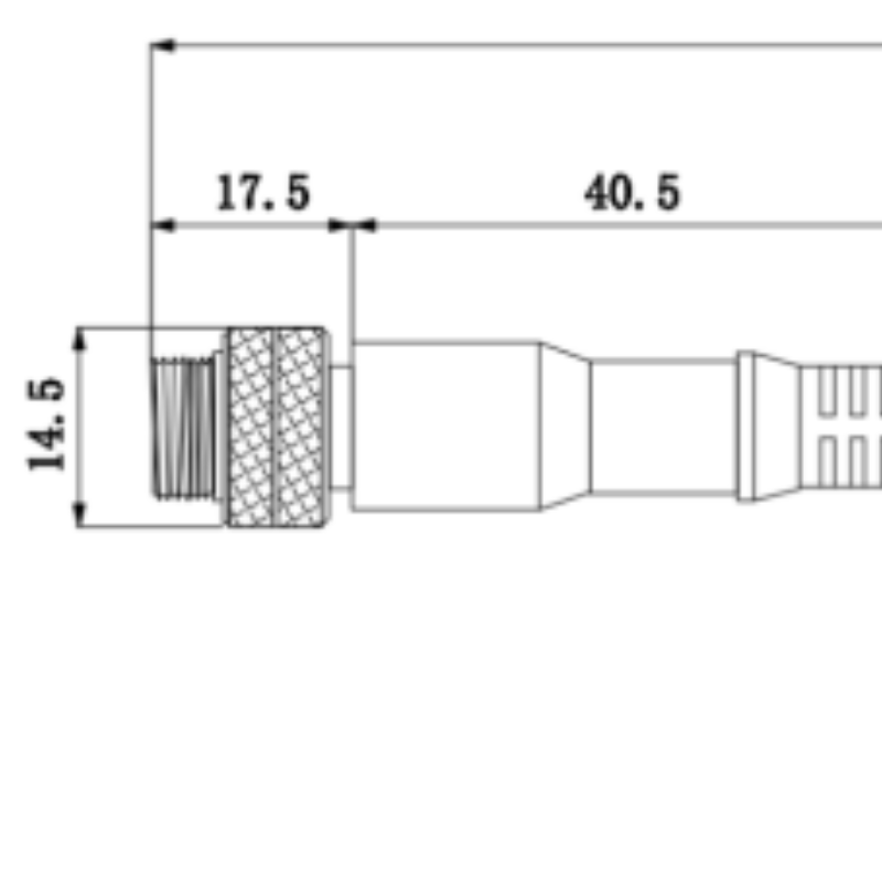 华睿科技 配套R5016线材暗绿色5M CABNET-M12A8-RJ45-05 货期2周高清大图