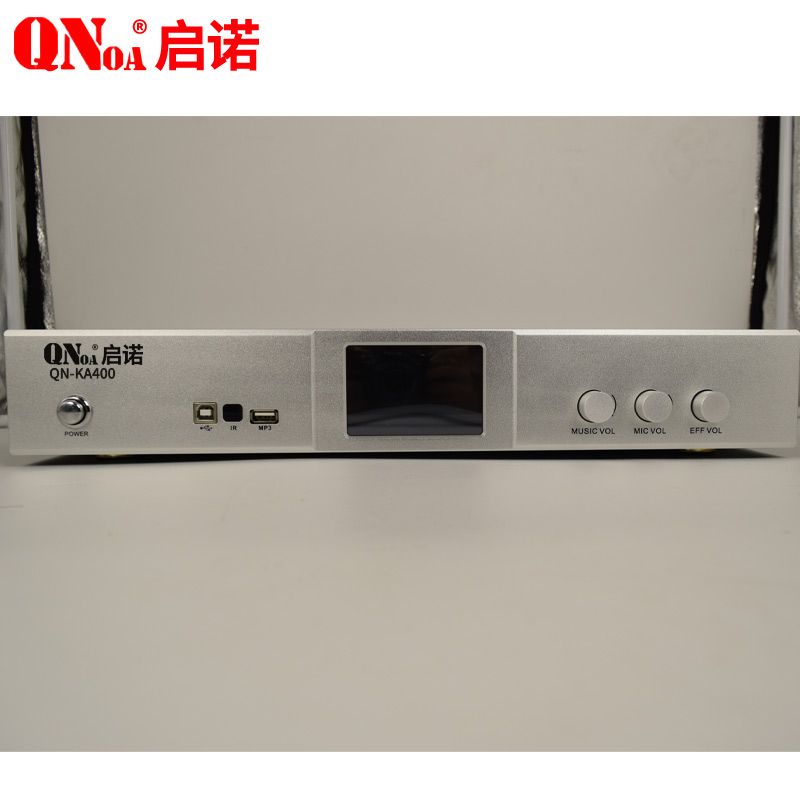 启诺QN-KA400 多功能功放麦克风 会议扩声话筒设备 黑色 台高清大图