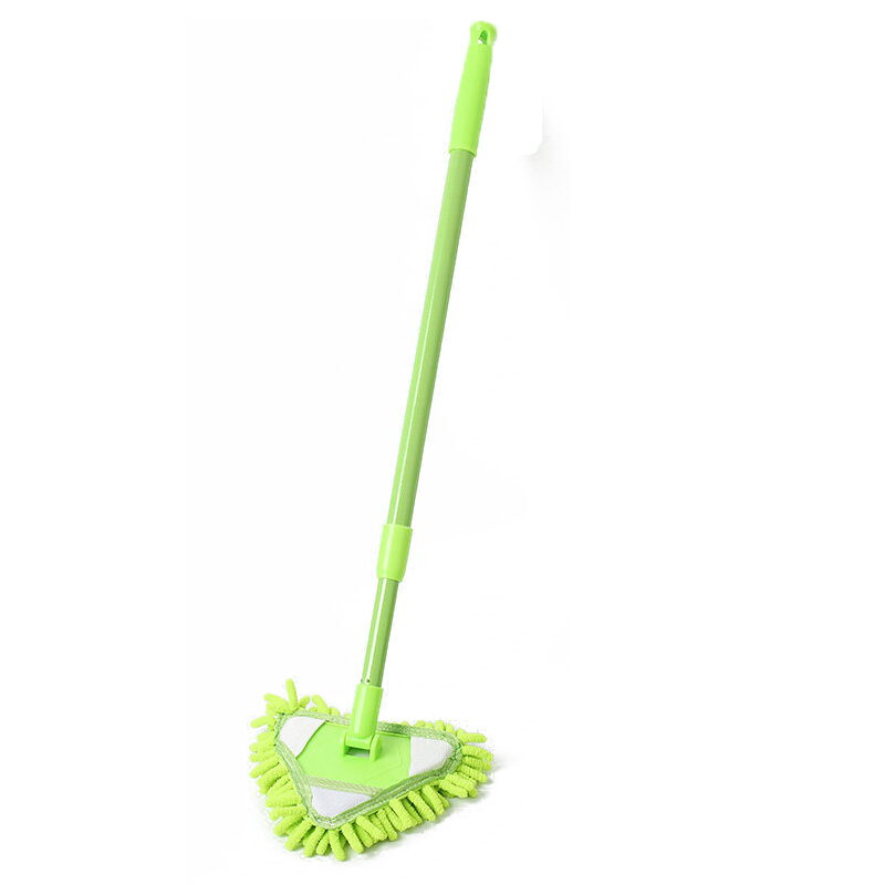 海斯迪克 hkw-81 三角形雪尼尔吸水除尘拖把 多功能可旋转无死角伸缩