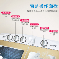 海鸥13公斤双桶半自动双缸大容量商用家用洗衣机宾馆用波轮式洗衣机 双不锈钢内桶