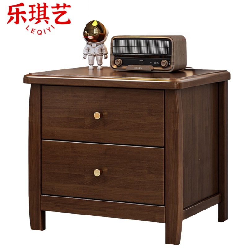 乐琪艺 床头柜 双抽 个高清大图