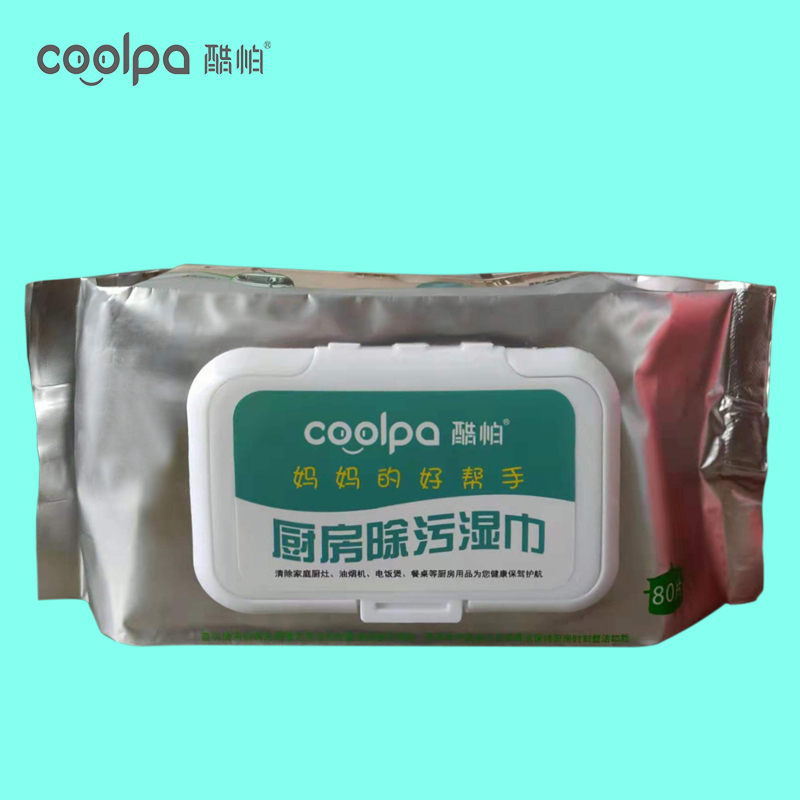 酷帕(Copu)厨房专用湿巾 80片/包*4包