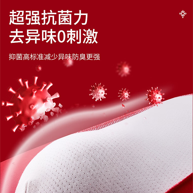 花花公子本命年男士内裤男棉大红色礼物结婚平角四角裤红袜2026马年礼盒装高清大图