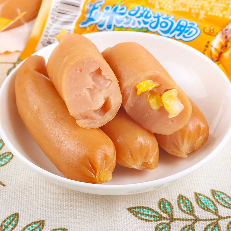 鲜在玉米热狗肠28g*20根食品零售小吃热狗肠高清大图