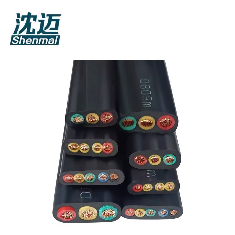 沈迈 铜芯扁电缆 YFFB-4*10mm² /米高清大图
