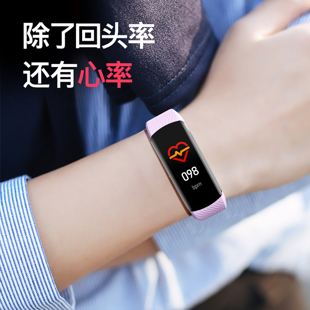 ZNNCO [专业级]血压手环智能健康监测体温心率血氧睡眠跑步运动防水计步器高精准通用男女款C6T高清大图