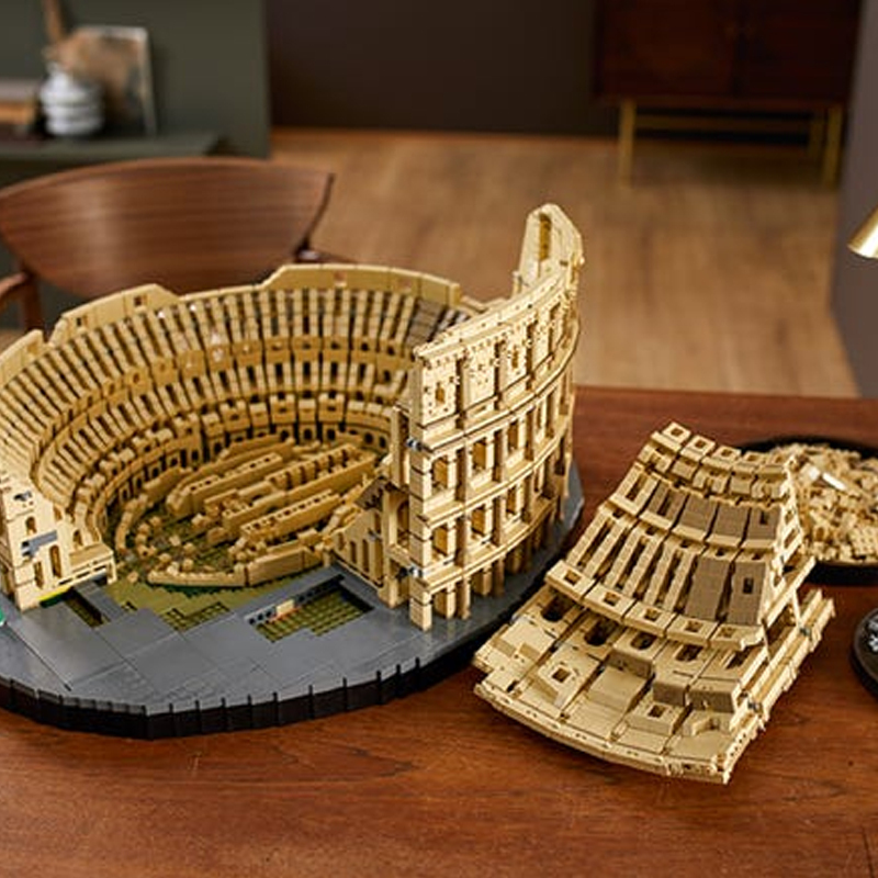 乐高lego积木罗马斗兽场积木同款建筑系列世界地标拼插玩具礼物10276