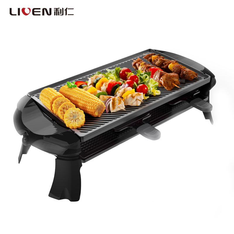 利仁(Liven)DKL-40A 电烤炉 多功能家用电烤炉韩式烤肉盘 电烤盘 烧烤盘 煎肉锅