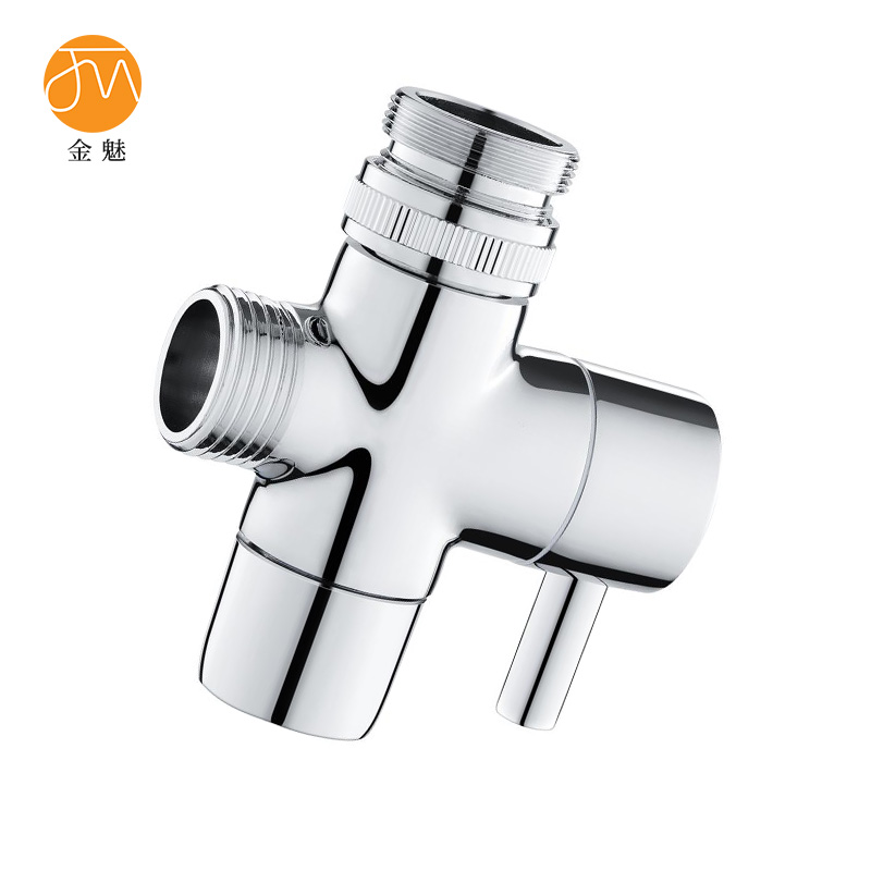 金魅 水阀分水器 一分二接头 个高清大图