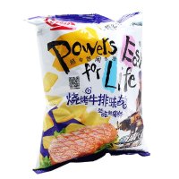 盼盼 麦香鸡味块105g 烧烤牛排味 膨化食品 休闲小食美味下午茶