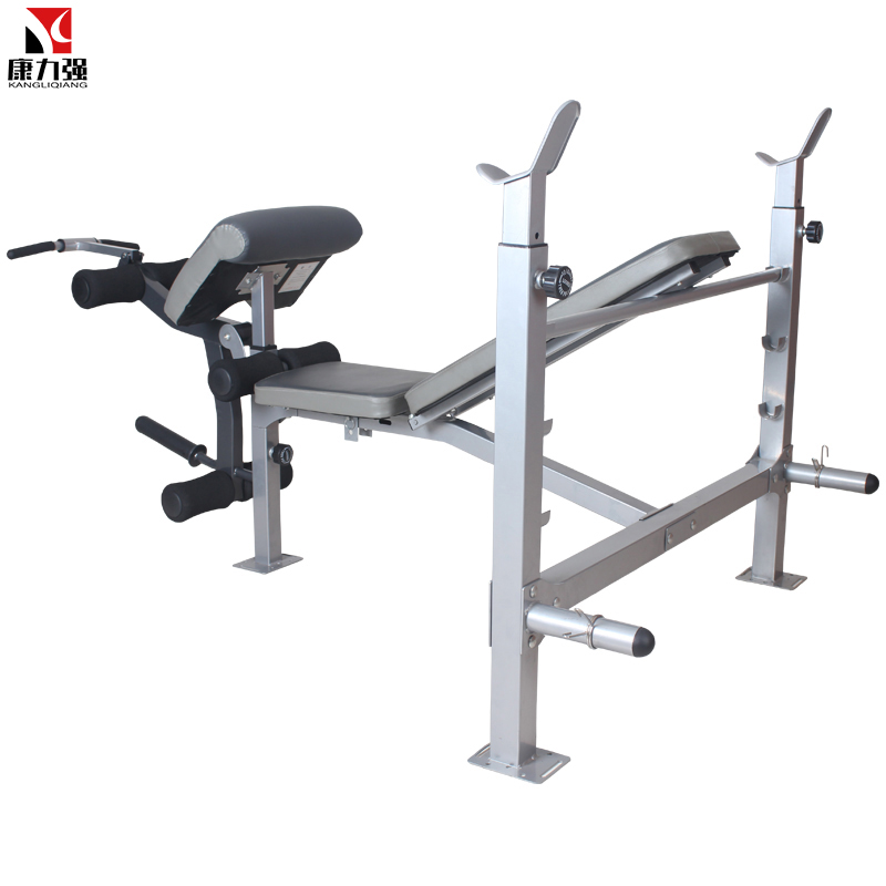 康力强WF-Q8家用多功能举重卧推架室内力量训练器械杠铃举重床单机高清大图