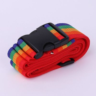 一字彩虹打包带 十字无密码打包带加厚旅行箱拉杆箱一字十字旅行带捆绑带加固绑带
