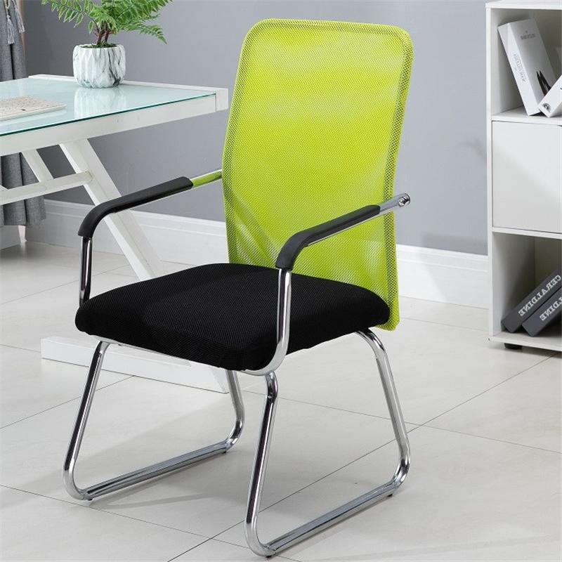 SDEC 办公椅 家用现代简约会议椅 弓形靠背黑色网布款椅子JA003 单位:把