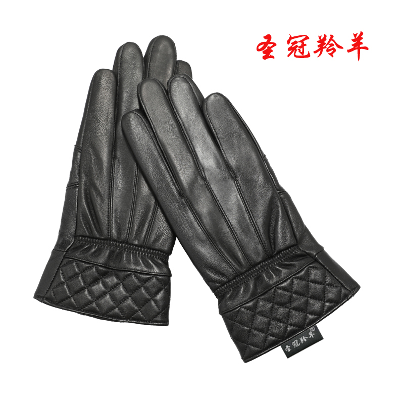 圣冠羚羊 男式拼皮手套 均码 副高清大图
