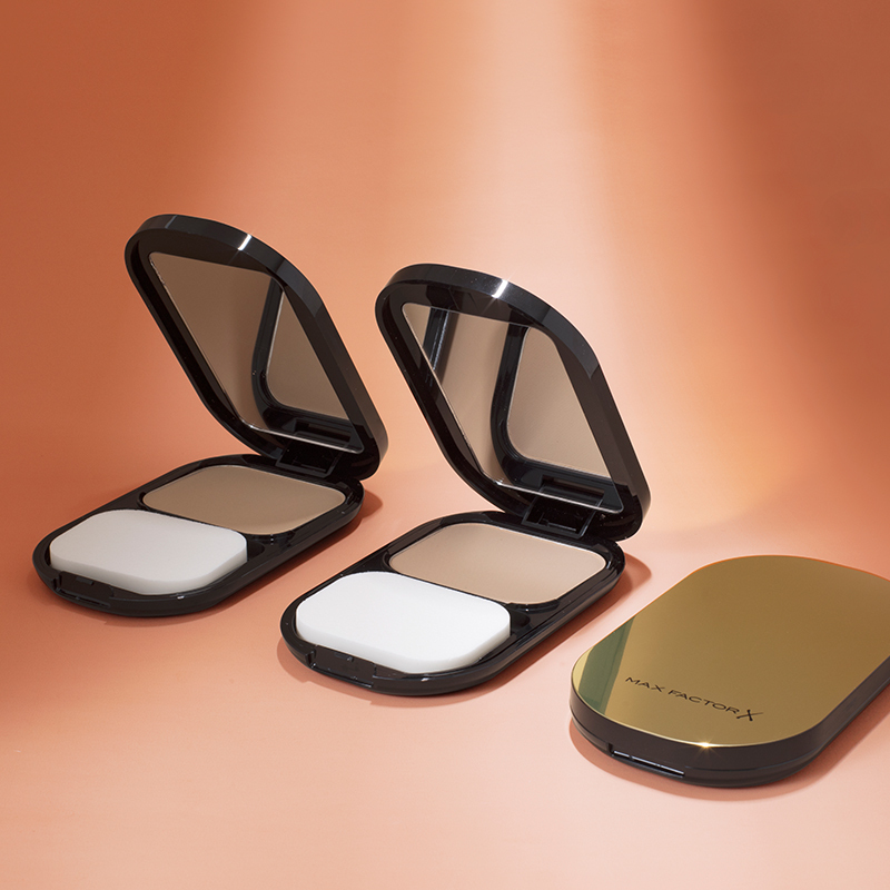 maxfactor蜜丝佛陀透滑干粉饼2号自然白10g干湿两用遮瑕控油学生平价