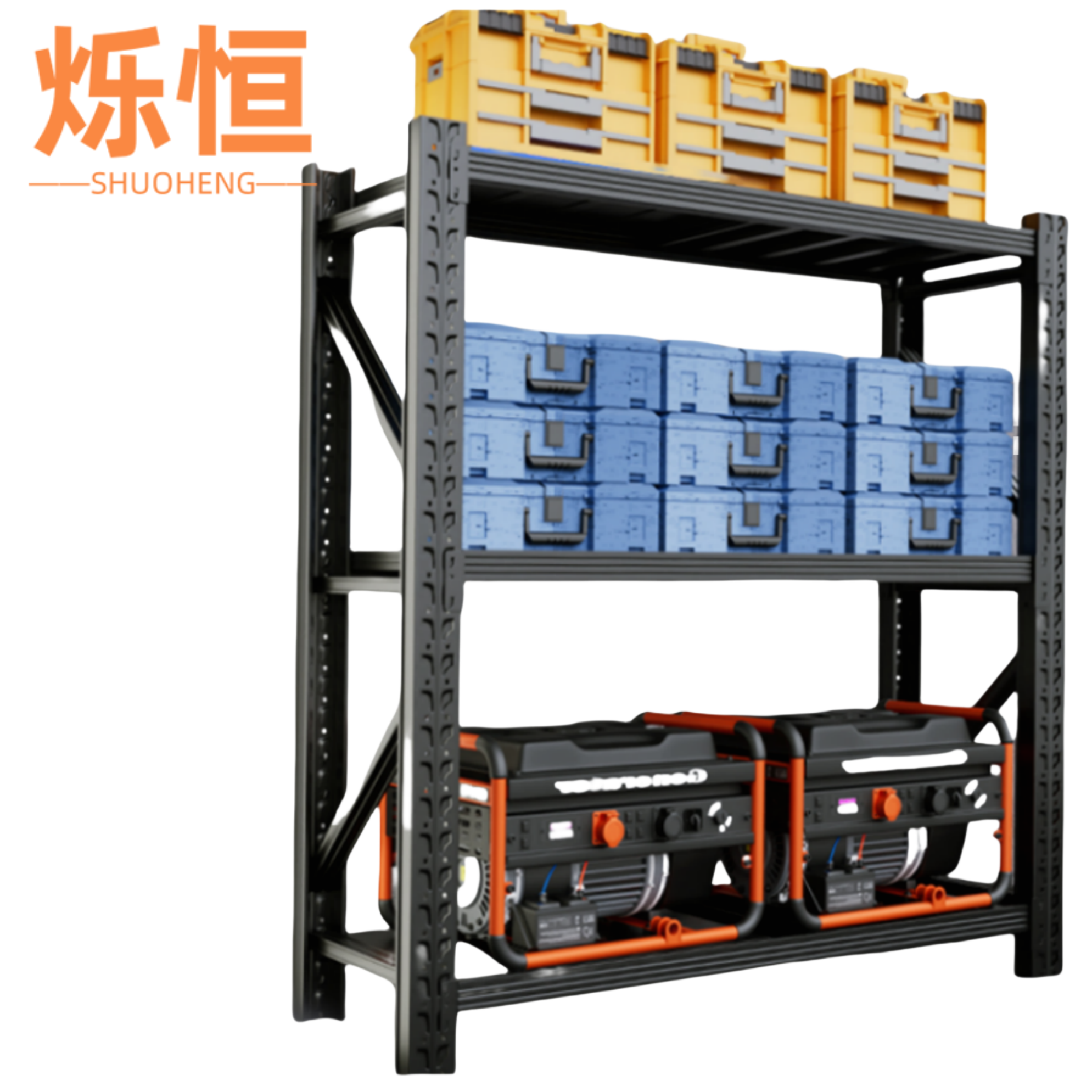 烁恒 仓储货架200*60*200cm 组高清大图