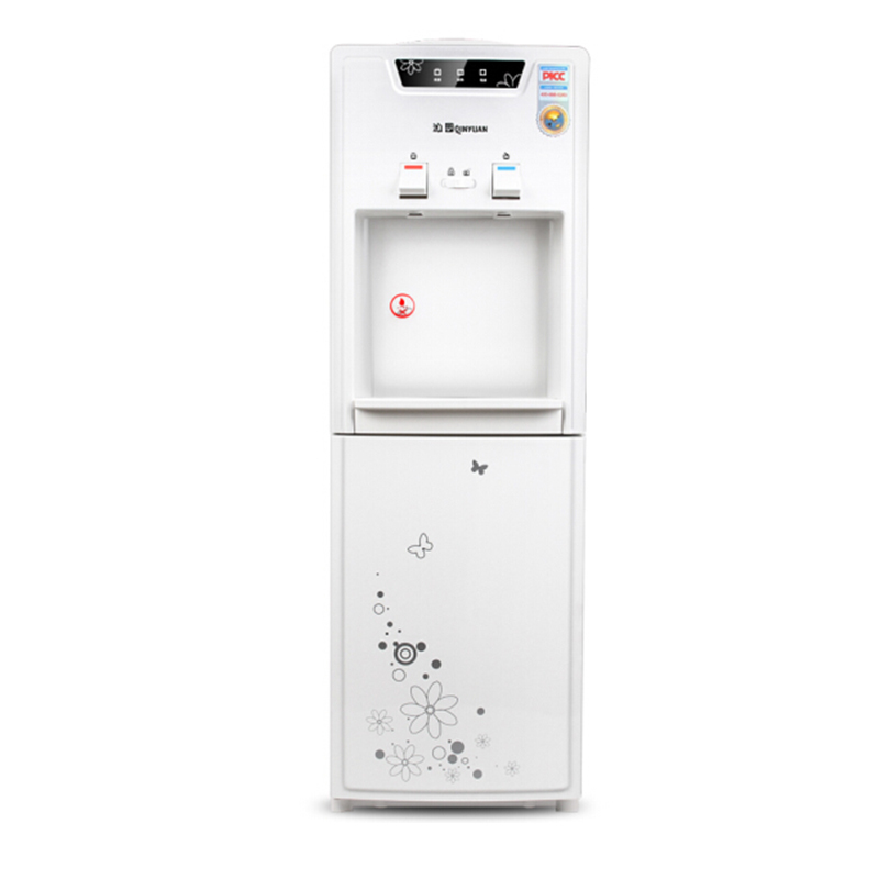沁园(QINYUAN) YL1263W 立式家用温热型饮水机带童锁(赠品养生紫砂多用锅)