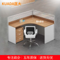 匡大 屏风办公桌L型单人卡位组合办公桌KD-1214 带活动柜